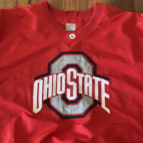 VTG Ohio State Buckeyes Varsity Authentic Apparel XXL NCAA Pullover Jacket Shirt - Picture 8 of 9